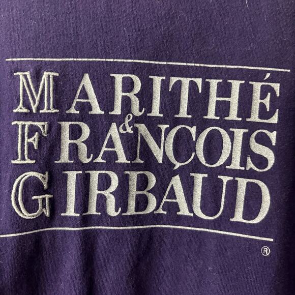 Vintage  Marithe Francois Girbaud Long Sleeve Shirt  Spell Out Graphic XL - Picture 6 of 6